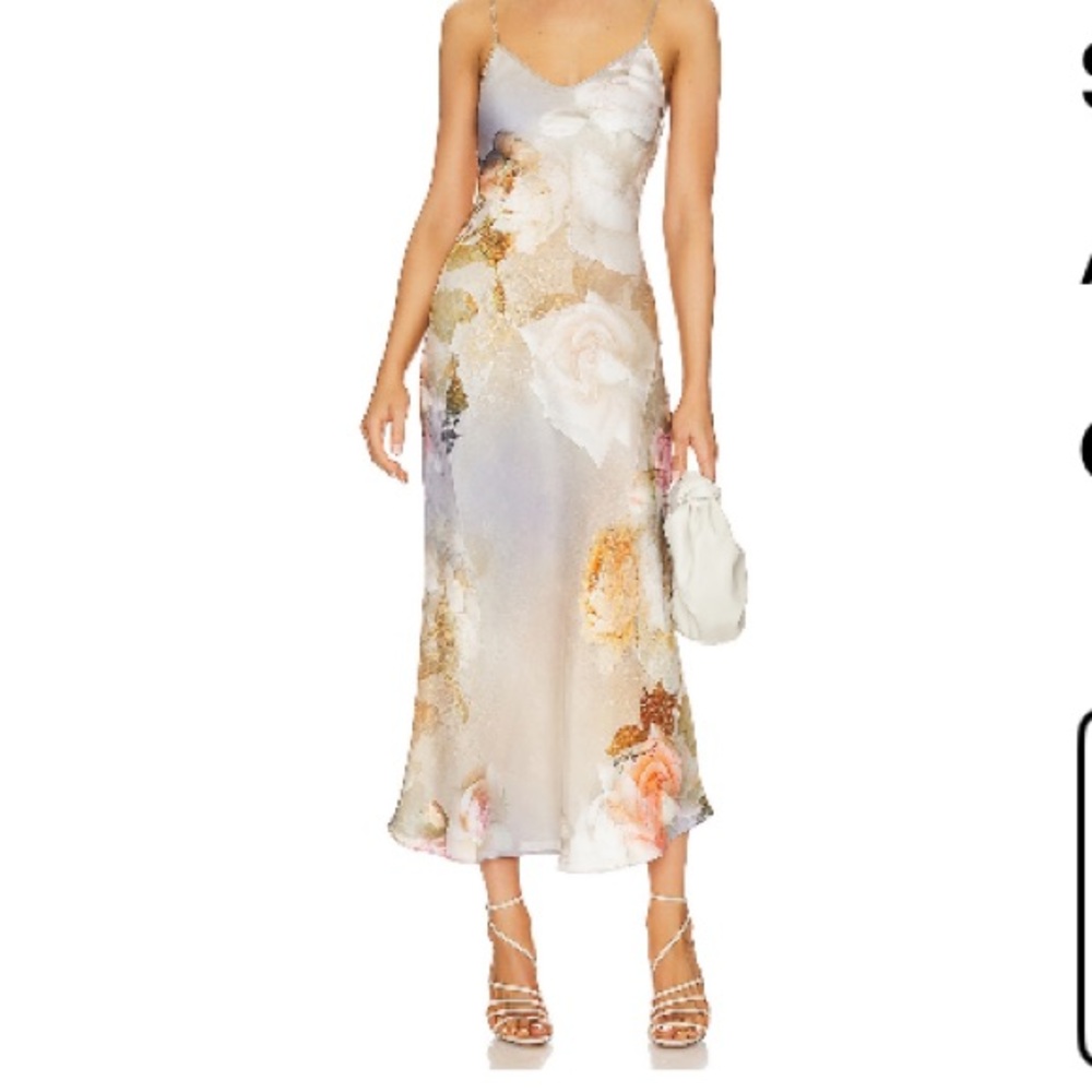 All Saints Bryony Rosalia Dress in Sunrise Blue